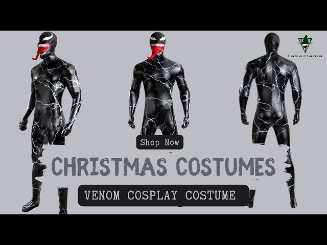 Vídeo relacionado con Rubies Disfraz Venom Symbiote para adultos, Camiseta impresa con Venom 3D, Licencia Oficial Marvel, Talla única para Carnaval, fiestas y cosplay