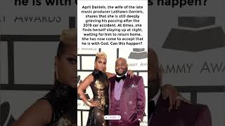 April Daniels, the wife of the late music producer LaShawn Daniels #usa #hollywood
