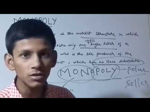 MONOPOLY  MARKET  OR  WHAT IS  MONOPOLY  MARKET  BY  ADITYA SIR
