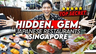 Trying ONLY Singapore’s HIDDEN GEM Japanese Restaurants