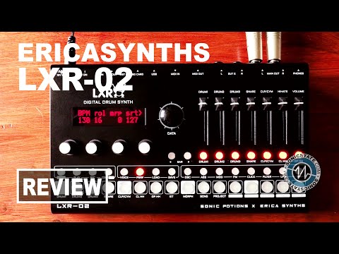 Erica Synths LXR-02 Digital Drum Synth 2021 - Black image 7