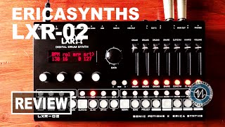 Video thumbnail for Erica Synths LXR-02 Drum Machine - SonicLAB Review by sonicstate
