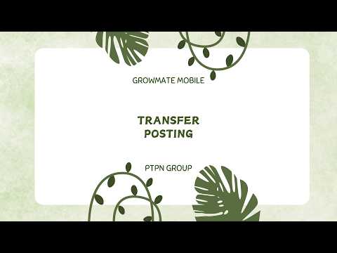 Transfer Posting