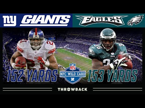 Tiki & Westbrook Playoff Battle! (Giants vs. Eagles 2006, NFC Wild Card)
