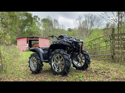 Installing 20 inch MSA wheels and 33 inch BKT’s on a Polaris Sportman Highlifter 850