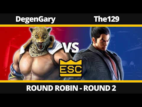 ESC 46 - Round 2 - DegenGary (King) Vs. The129 (Kazuya) - Tekken 7 UK Local Tournament