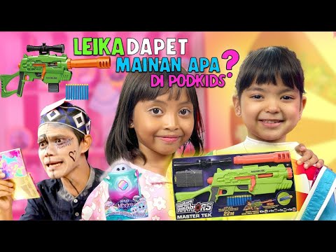 LEIKA MENANG APA DI PODKIDS MAZAYA? -TOMPEL DI APAIN MAZAYA DAN LEIKA SIH? - PODKIDS EPS 4