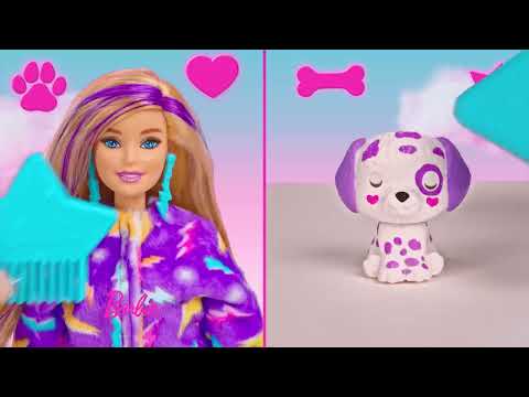 Mattel „Barbie Cutie Reveal“ šunelės dalmantinės rinkinys, spalvotų sapnų serija video