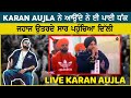 Karan Aujla Delhi Speech Karan Aujla Live Speech Karan Aujla Live Singhu Border
