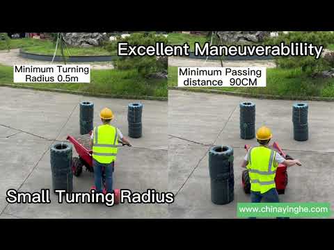 ED300 Electric Dumper - Max load 300kgs - Lithium ion battery