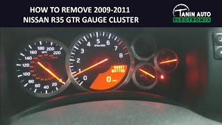 How to: 2009-2016 Nissan R35 GT-R Gauge Cluster Removal | TAE