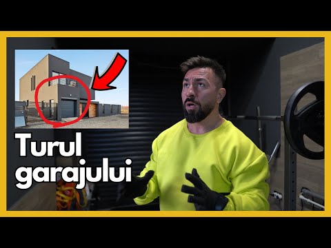 Mi-am facut sala in garaj! Turul complet! Cum reusesc sa ma antrenez?