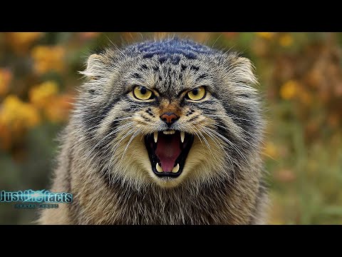 МАНУЛ - Очень Злобный, дикий КОТ! Самый Пушистый степной отшельник!