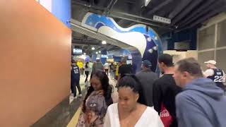 POV Walking around FedEx Forum the home of the Memphis Grizzlies arena