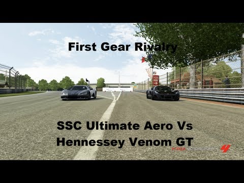 First Gear Rivalry SSC Ultimate Aero Vs Hennessey Venom GT (Forza 4)