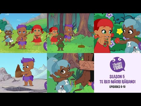 6-10 Rārangi | Tākaro Tribe Season 5 | Te Reo Māori | Learn Te Reo Māori | Kids Cartoon