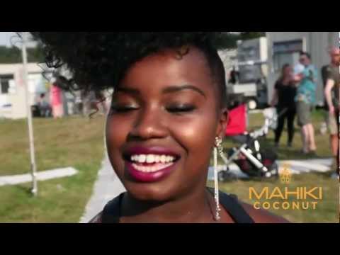 Misha B and The Enemy in the Mahiki Coconut Backstage Tent at V Festival 2012
