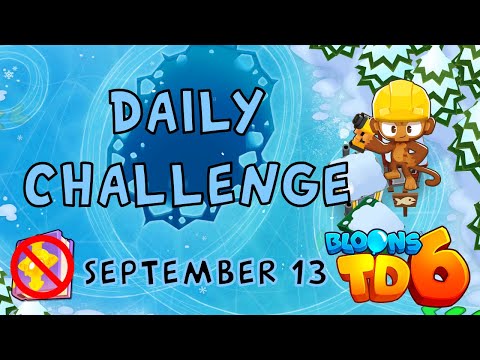 Bloons TD 6 Daily Challenge | Waltons Headloss | No Mk No Powers Used | September 13 2022