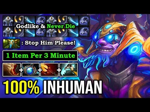 ULTRA INSTINCT Self Stack Tinker God 100% Inhuman Speed Made Enemy Rage Quit with Never Die DotA 2
