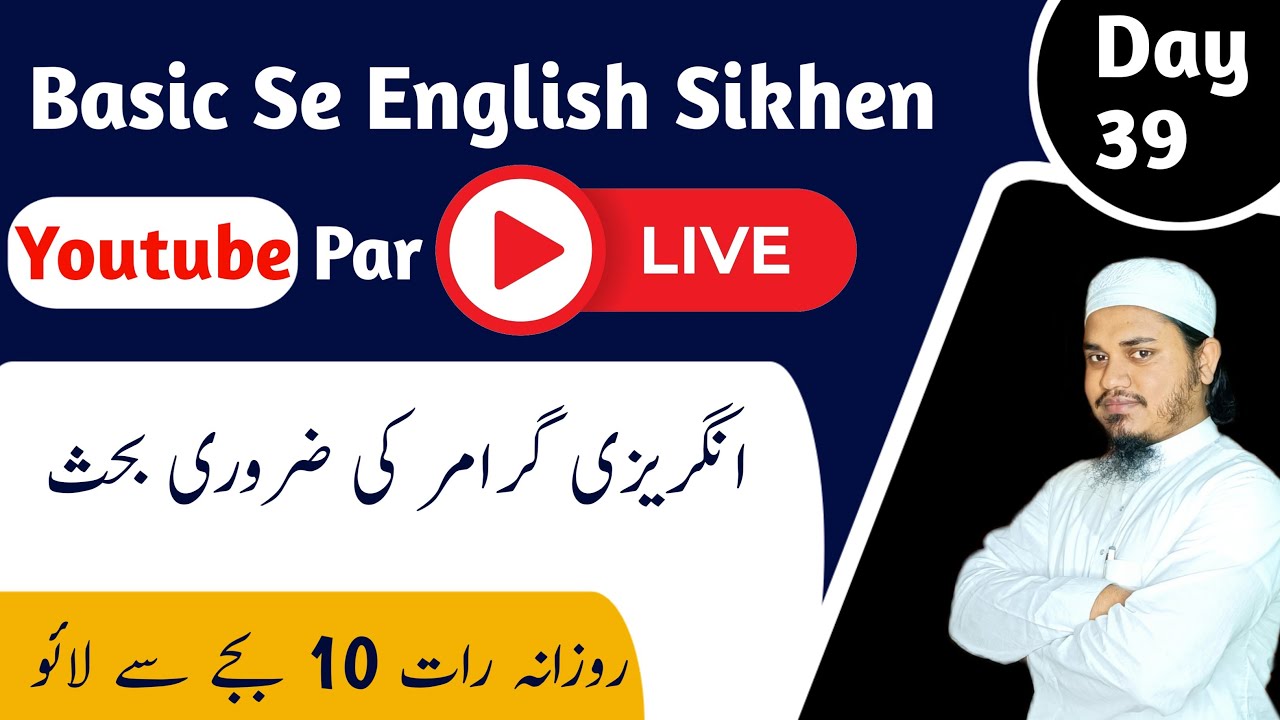 How to Learn English Easily|Urdu to English Class|Day 39