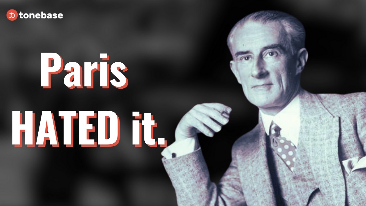 Paris booed Ravel's most radical masterpiece (La Valse, Valses Nobles et Sentimentales) - YouTube video featuring the word chore