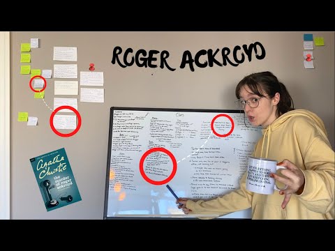 I tried to solve an Agatha Christie mystery 🔪 the murder of roger ackroyd