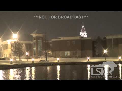 12-17-14 Wichita, Kansas Snowy Overnight Scenes
