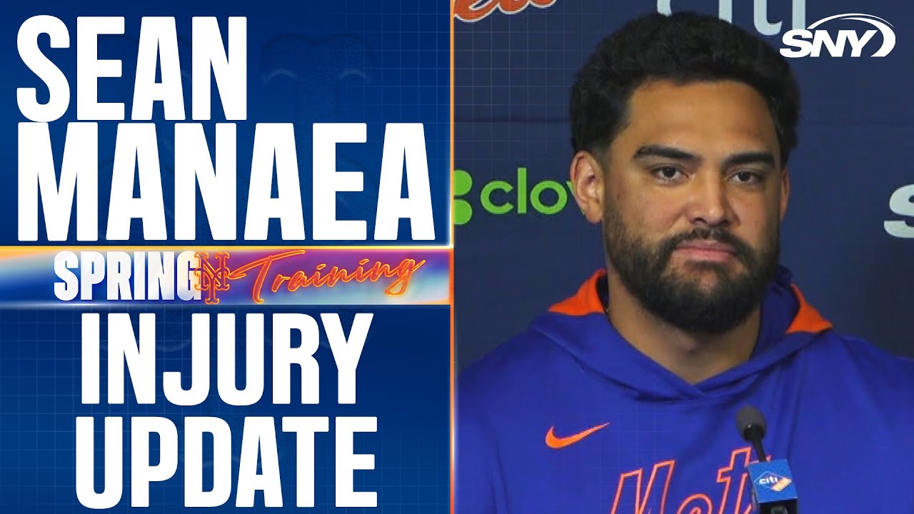 Sean Manaea on his right oblique strain and how long he'll be out for | SNY