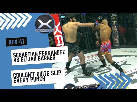 XFN 41 -  Sebastian Fernandez vs Elijah Barnes - Kickboxing