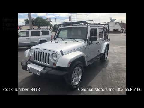 Thumbnail for 2008 Silver Jeep Wrangler Unlimited Sahara 4WD - Smyrna, DE 19977 - Used Cars by Car