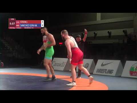 Round 2 FS - 97 kg: J. STEEN (CAN) v. M. SANCHEZ GERA (MEX)