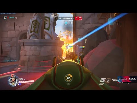 SUREFOUR ASHE GAMEPLAY OVERWATCH SEASON 33 TOP 500