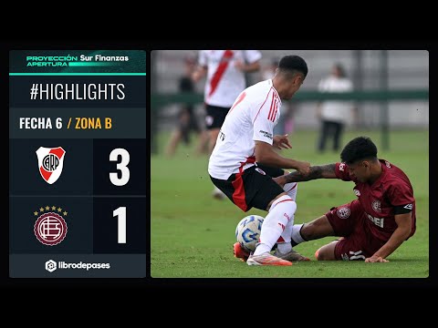 RIVER 3 - 1 LANÚS I Resumen del partido I #TorneoProyección Sur Finanzas Apertura