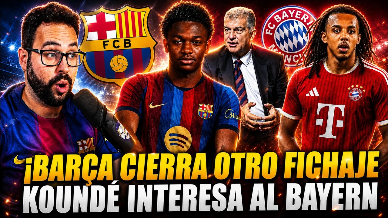 🚨¡LOCURA BARÇA! CIERRA OTRO FICHAJE ¡BISIWU por 10 MILLONES! - El BAYERN QUIERE a KOUNDÉ