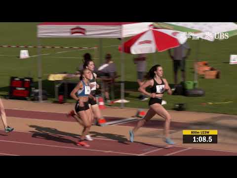 SM U20 / U23 Nottwil 2021 - 800m U23 Frauen Vorlauf 1. Serie