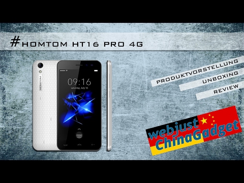 Homtom HT16 Pro 4G - Android 6.0 [ unboxing - review - german/deutsch ]