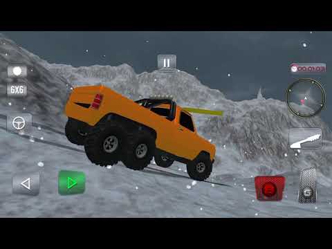 Snow Driving Simulator Off Road 6x6 Truck game / iOS Gameplay