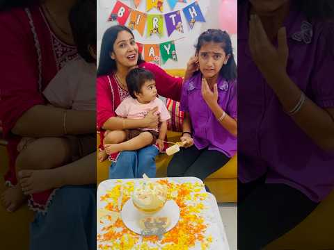Samayra ne apna Birthday Cake🎂kyu Tod diya💔😰 #shorts #samayranarula #siblings