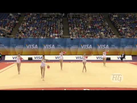 London 2012 Qualifiers - Rhythmic Gymnastics Groups - France