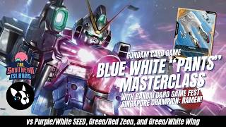 Gundam Card Game | Singapore Champion’s Banshee V Gundam Blue White Deck DOMINATES