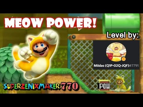 MEOW MEOW MEADOWS by Miidas - Super Mario Maker 2