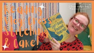 Reading Vlog | Cross Stitching & Orange and Hazelnut Cake | Lauren's Friday Reading Vlog 2024 V