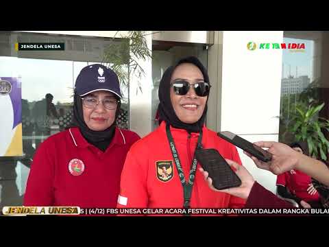 JENDELA UNESA : Peringati Dies Natalis UNESA, DWP Gelar Senam Bersama