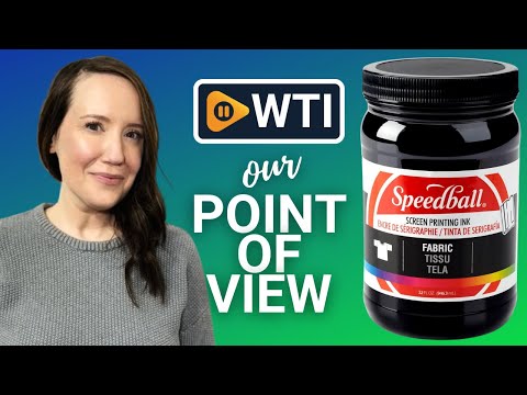 Speedball Fabric Screen Printing Ink - WTI product video review