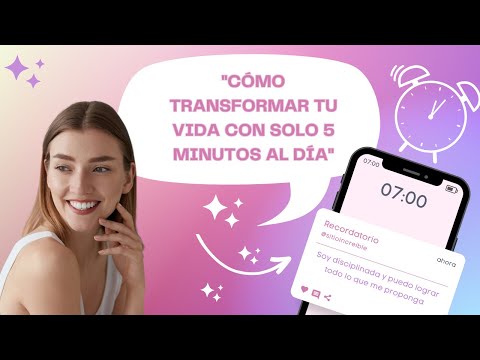 "5 Minutos al Día para Cambiar tu Vida: Rutina Rápida de Amor Propio y Energía Positiva 💛✨"