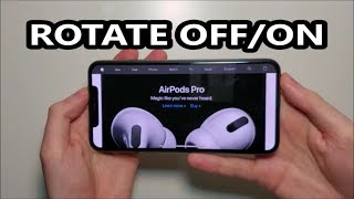 iPhone 11 How to Rotate & Lock Screen Orientation (Super Quick)