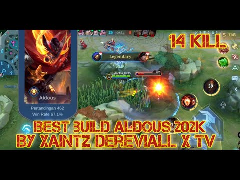 Best Build Aldous 202K By XainTz Dereviall X TV | MLBB