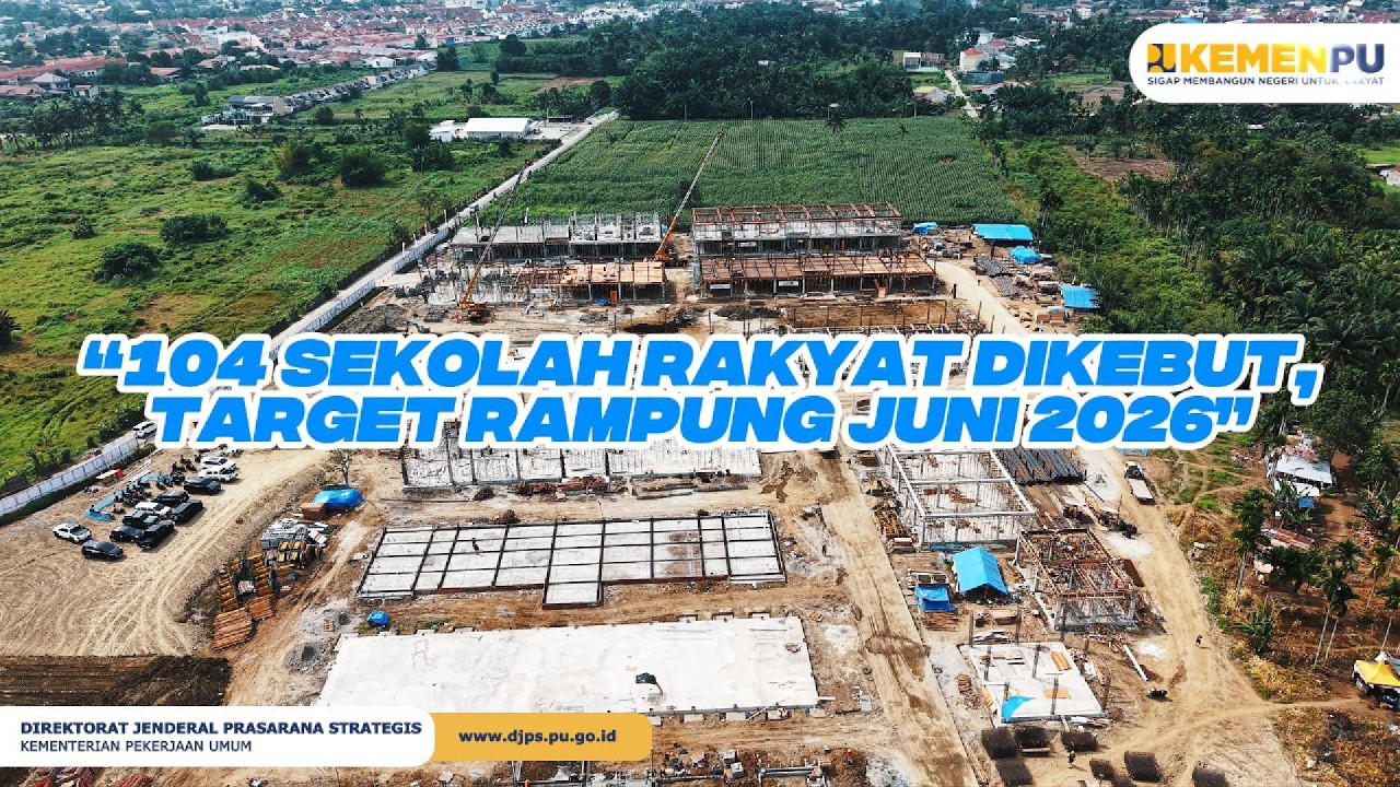 Pembangunan 104 Sekolah Rakyat Tahap II terus dipercepat