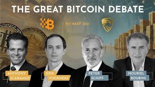 🔴 LIVE: Bitcoin vs. Gold Debate! Scaramucci & Voorhees vs. Roubini & Schiff