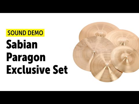 Sabian | Paragon Exclusive Cymbal Set | Sound Demo (no talking)
